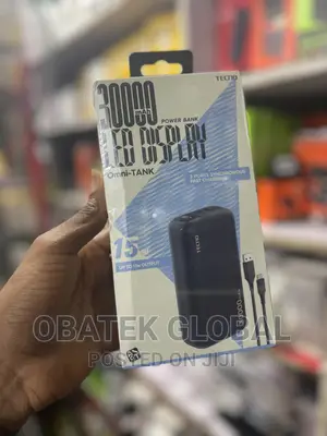 Tecno 30000mah Official Mobile Power Bank USB Fast Charging