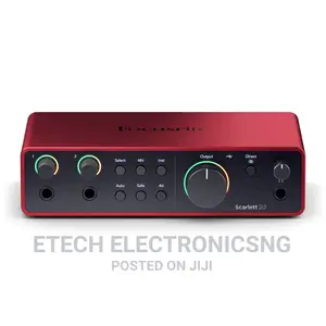 Focusrite Scarlett 2i2 4th Gen Usb 3.8 Audio Interface