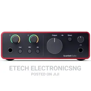 Focusrite Scarlett Solo 4th Gen Audio Interface