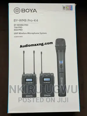 BOYA BY-WM8 Pro- UHF Dual-Channel Wireless Microphone