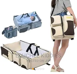 Baby Diaper Bag and Baby Bed