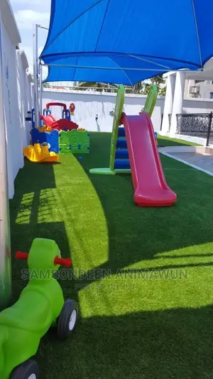 Artificial Grass and Children Toys