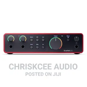 Focusrite Scarlett 2i2 4th Gen Usb Audio Interface