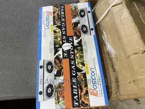 Top Selling Boscon Table Top Double Burner Gas Cooker