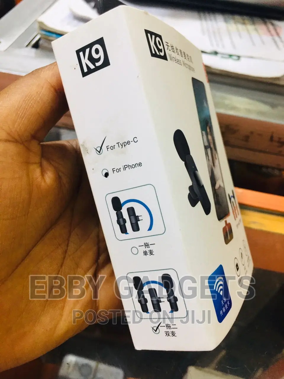 Wireless Mic for Both iPhones,Typec and Android