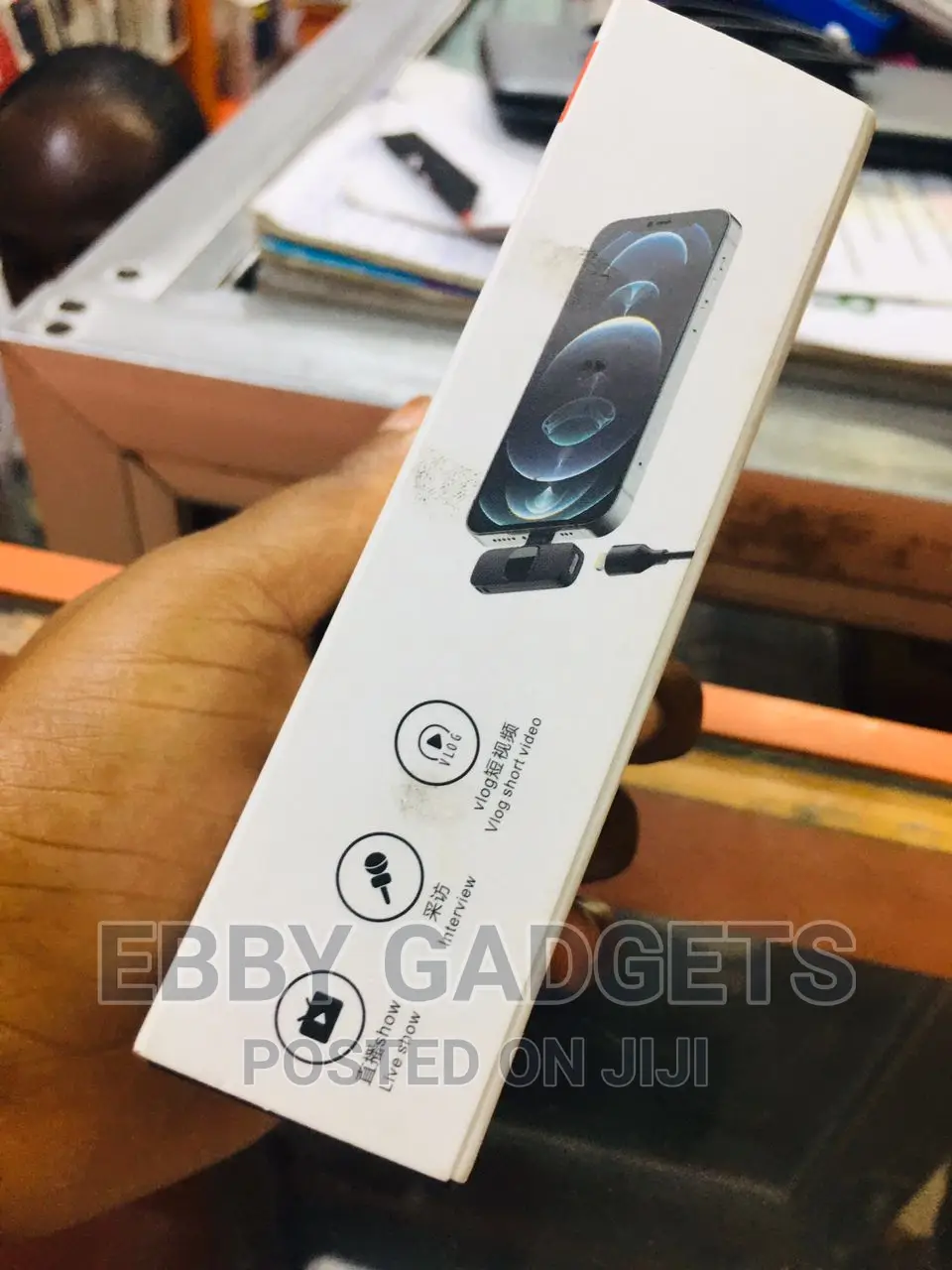 Wireless Mic for Both iPhones,Typec and Android