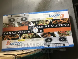 Boscon Gas Cooker Table Top Double Burner