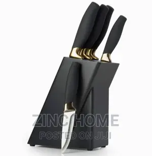 Taylor's Eye Brooklyn Brass Knife Block Set