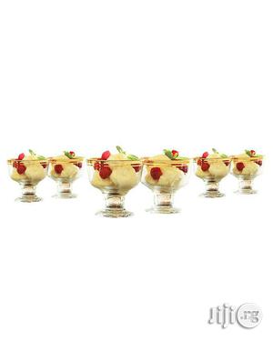 Classic Gold 6 Footed Sundae Dishes