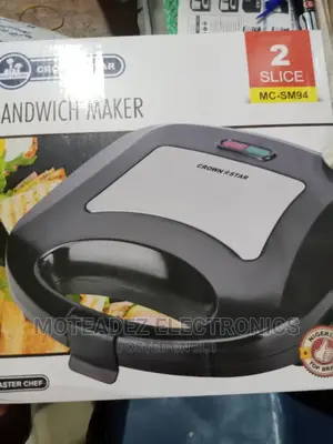 Master Chef 2slice High Quality Bread Toaster/Sandwich Maker