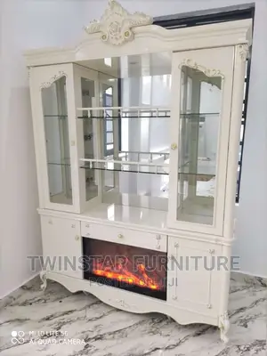 Modern Royal Wine Bar With Electric Fireplace