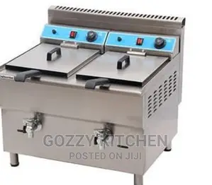 Standard Double Deep Fryer With Tap
