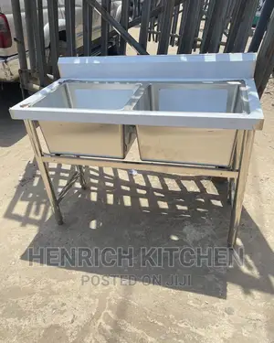 Double Kitchen Industrial Sink