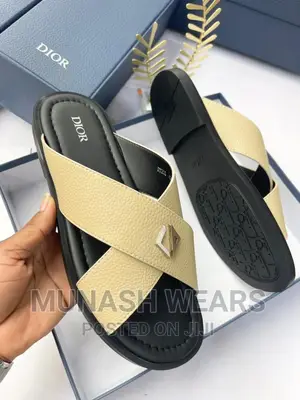 Christian Dior Leather Slipers