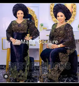 Quality Ladies Velvet 2 Piece Wrapper