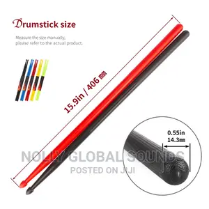Plastic Drum Stick (Pair) 2pcs
