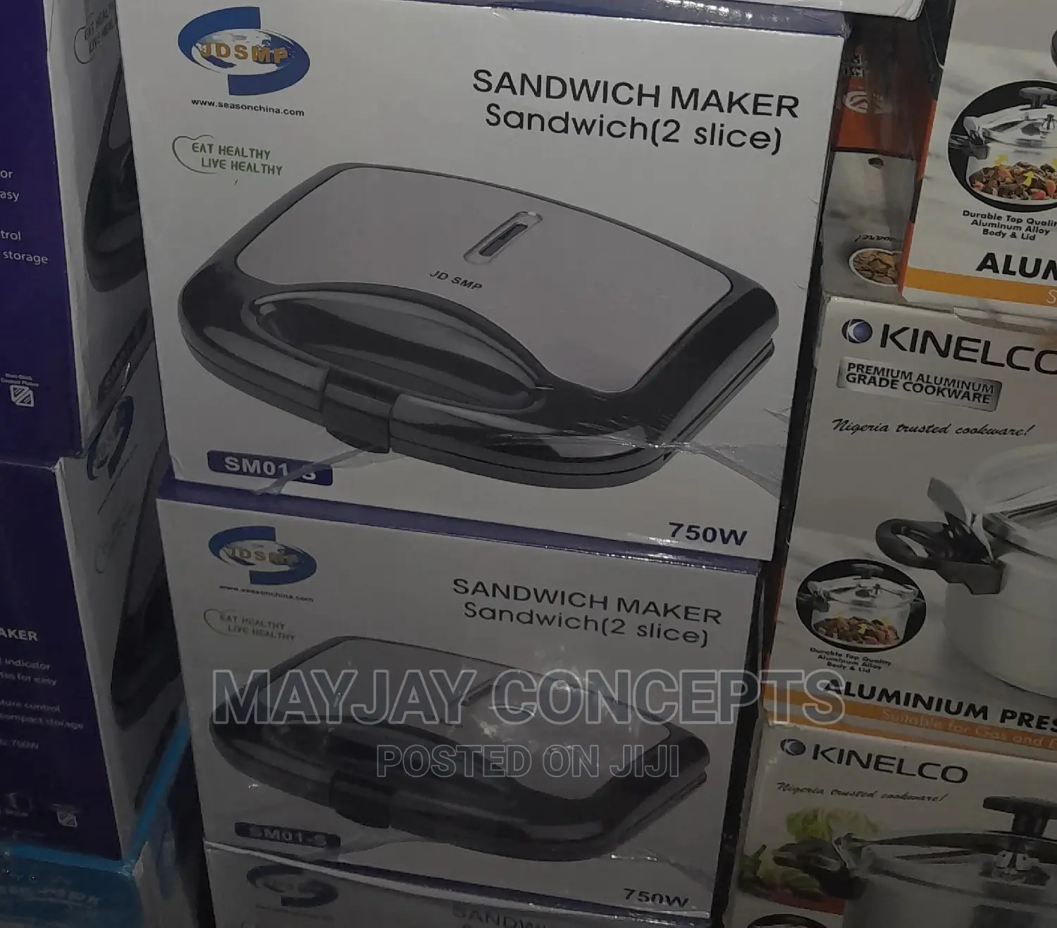 JD SMP 2 Slice Toaster - 750W