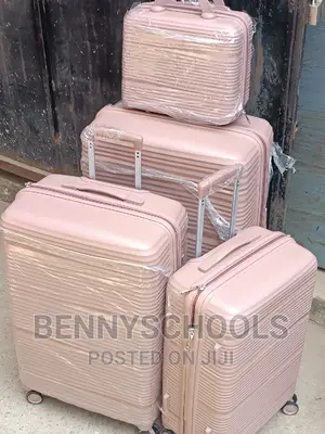 Set of 4 Unbreakable Elastic Rubber Travelling Luggage Boxes