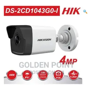 Hikvision 4mp Ds-2cd1043g0-I Ir Network Bullet Camera Poe