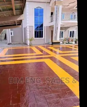 Concrete Stamp , Compound Floor Design, Color, Release,