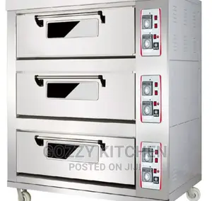 High Grade 3 Decks Oven 6 Trays