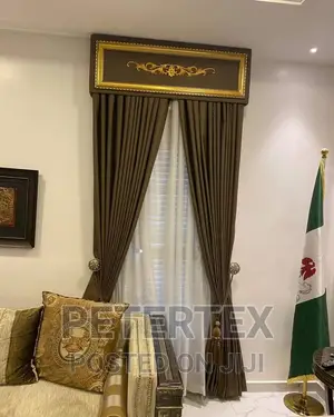 Stock Curtains, With Their Curtain Board