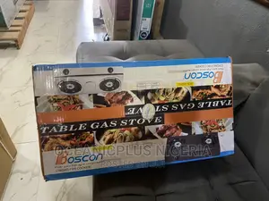 Boscon 2 Burner Low Gas Cooker - No Pot Stain