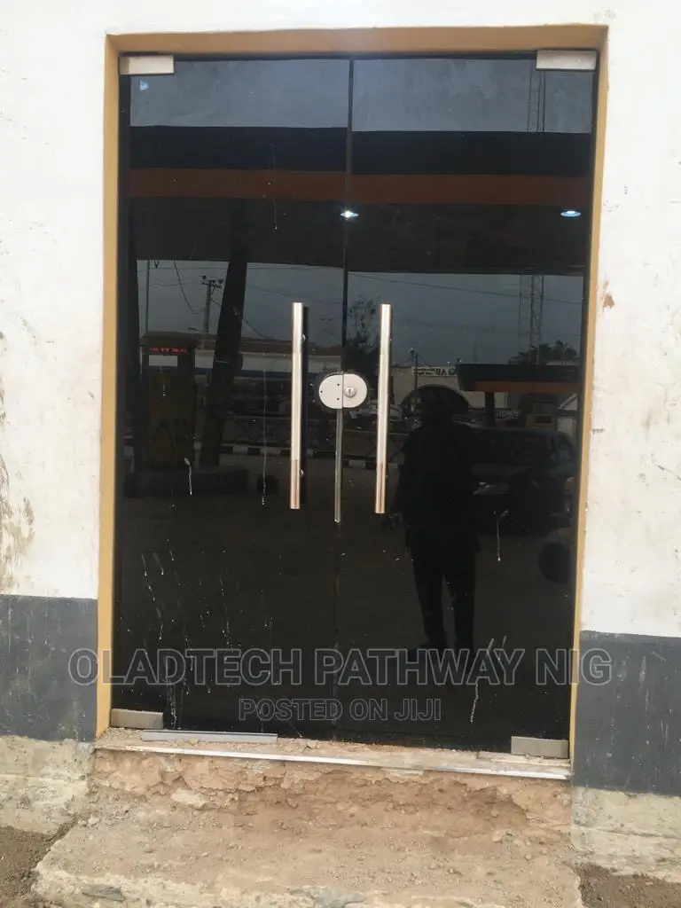 Frameless Glass Door Grey