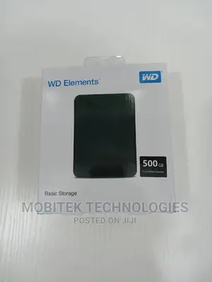 500GB WD Elements External Portable Storage Hard Drive