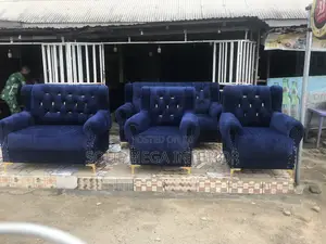 Solid Interior Full Set of Blue Velvet.