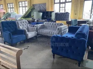 Solid Interior Full Set of Sofa