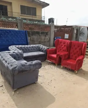 Solid Interior Full Set of Sofa