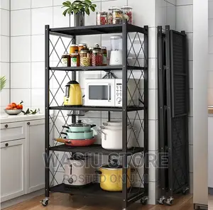 Foldable Storage Rack - 5 Layers