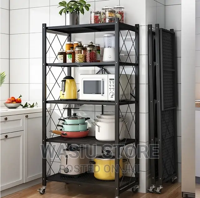 Foldable Storage Rack - 5 Layers