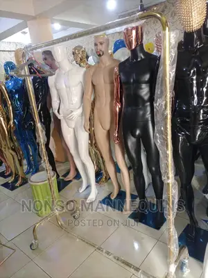 Single Gold Clothes Rack Stand