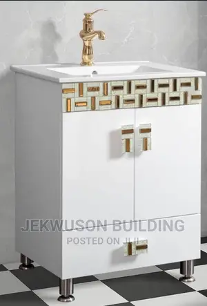 Double Door Cabinet Basin