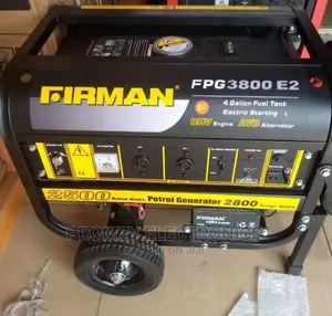 2.8kva Firman Black Petrol Generator 100% Copper Coil