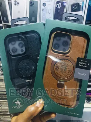 POLO Leather Invisible Stand Magnetic for iPhone 15promax