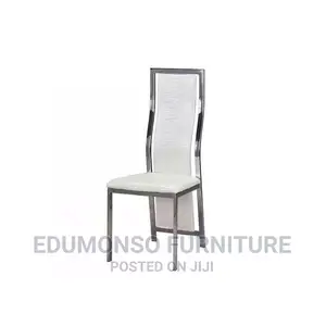 High Class Leather Dinning Chair With Stainless Steel
