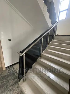 Grey Glass Rail Design