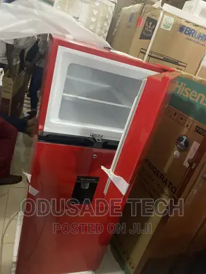 Original Hisense 204L Double Door Dispenser Water [Red]