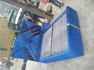 Quality 4.5by6 Upholstery Padded Bed Frame With One Bed Side