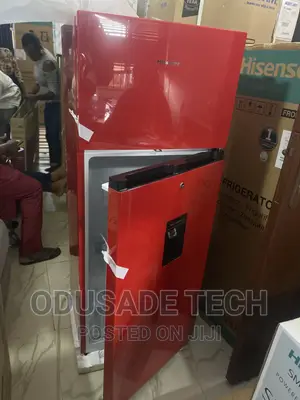 Hisense Red 204L Double Door Dispenser Water