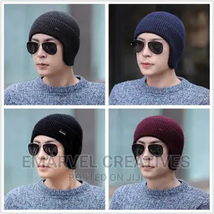 New Men Winter Hat Add Fleece Warm Earflap Cap Stylish Soft