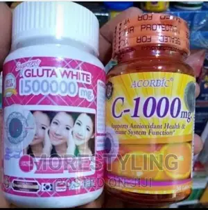 Gluta White and Vitamin C 1000mg