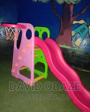 Slide and Basketball Set