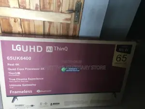 LG 65inches Auxiliary Audio S Video Television