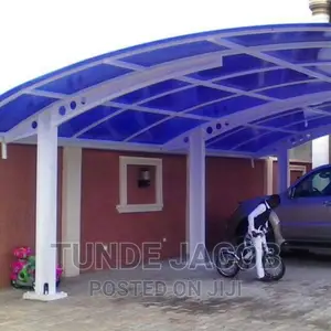 Carport 5m By 5m Made With Dampalor Sheet And H Beem Iron