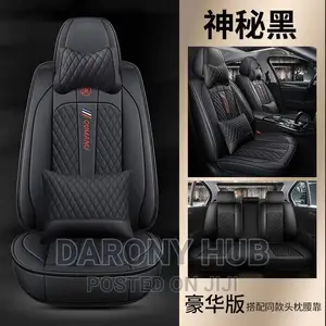 Luxury Oumanu Universal Leather Seat-Cover Red/Black/Pink