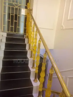 Gold Hand Railings